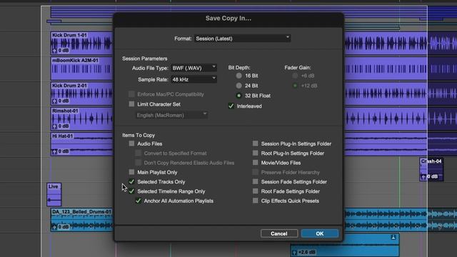 Pro Tools Quick Tips: Export Session Range смотреть онлайн