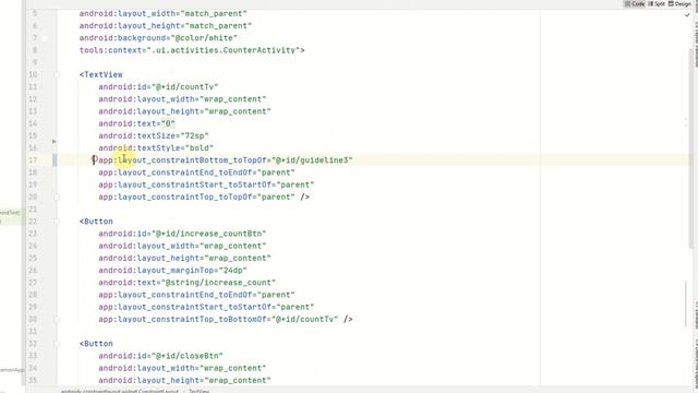 How to use Guideline in Constraintlayout Android смотреть онлайн