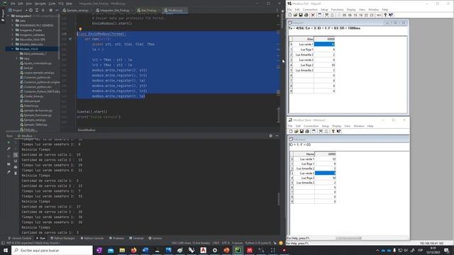Simulación Cliente Servidor protocolo MODBUS con Python смотреть онлайн