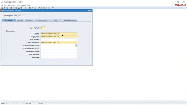 Oracle Financials Fusion - AP Financial options смотреть онлайн