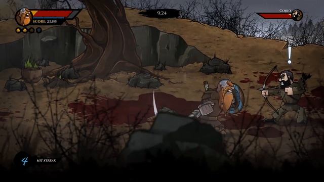 Wulverblade PC Gameplay 1080p Full HD Walkthrough Level 1 Caledonian Woodland смотреть онлайн