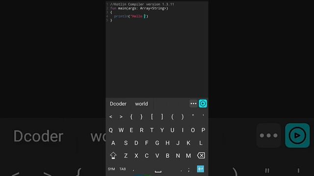 Hello World Program in Kotlin #short смотреть онлайн