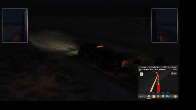 (ats american truck simulator) towing broken down semi in my 388 смотреть онлайн