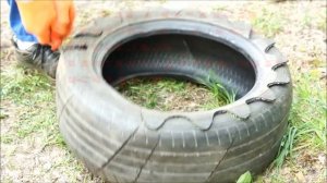 Как сделать клумбу из покрышки своими руками