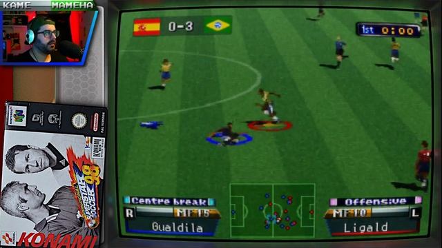 International Superstar Soccer 98 - World League #9 - Nintendo 64 - 4K 60fps смотреть онлайн