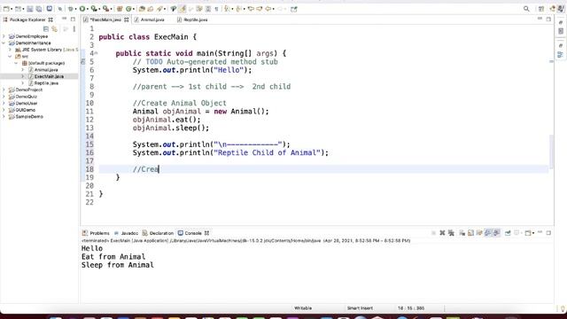 8. Inheritance in Java Programming смотреть онлайн