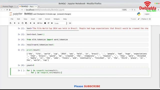 How to work with bag of words in nltk part 1 | NLP tutorial смотреть онлайн