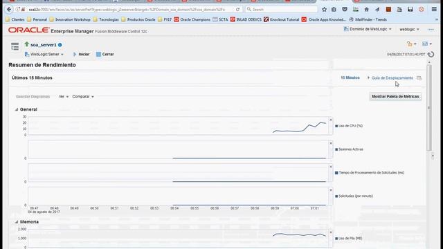 Metricas de Managed Server de Oracle Service Bus смотреть онлайн