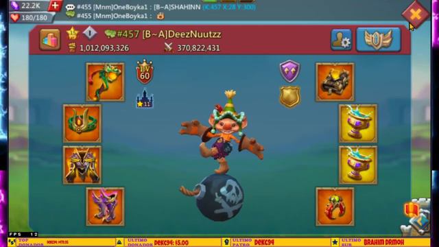 ESTO PASO CON LA TRAMPA RALLY DE REFUERZOS T4 -CONTRA HISPANO MITICO T5 CON 4 MONSTRUOS-LORDS MOBIL