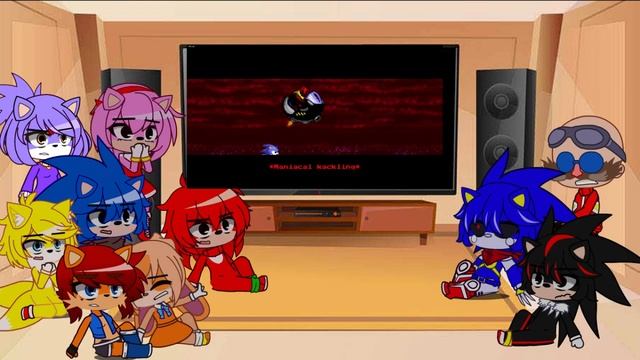 sonic characters react to prey (starved eggman) | gya gacha (PART 1/2) | (my au) смотреть онлайн