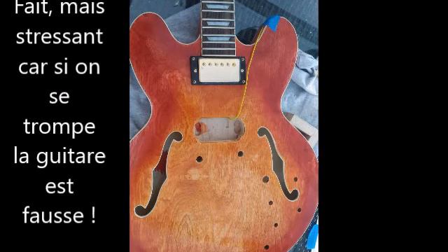 Kit DiY guitar - Gibson ES335 gold смотреть онлайн