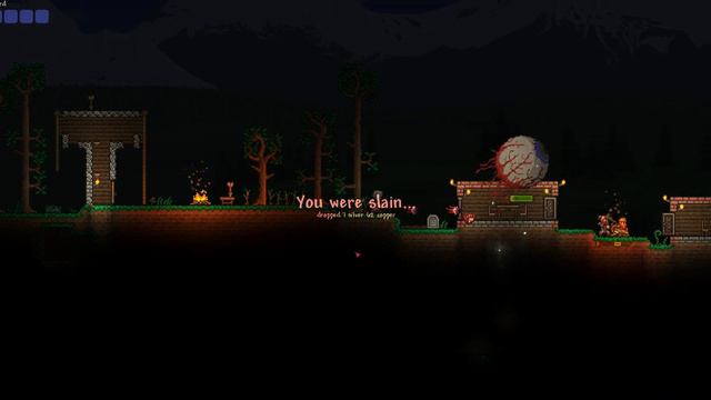 Terraria [21:9] - 5 - A bit of everything. House, Cthulhu, Cave exploring смотреть онлайн
