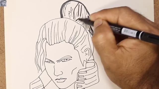 Free Fire Character Hayato Drawing | Easy drawing Hayato step by step | Free Fire drawing смотреть онлайн