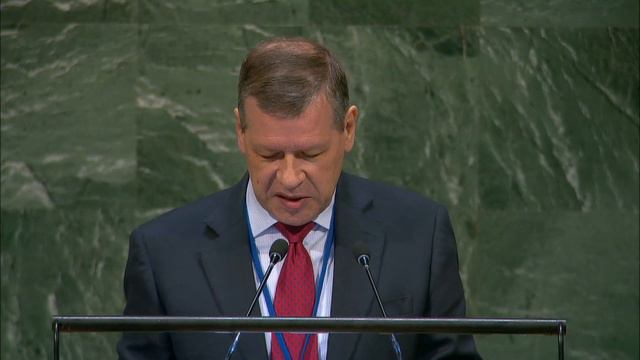 Выступление В.Рыбакова на пленарном заседании высокого уровня по случаю 100-й годовщины создания МО смотреть онлайн