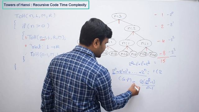 6. Towers of Hanoi: Time Complexity for Recursive Code - Recursion-Stacks-Data Structures-GATE CS/I смотреть онлайн