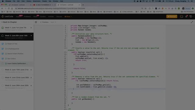 Insert Delete GetRandom O(1) leetcode java solution смотреть онлайн