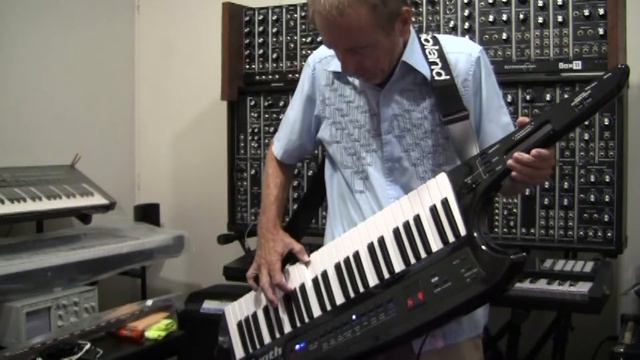 Sarabande - G. F. Handel - Roland AX synth keytar solo смотреть онлайн