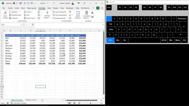Excel - Show Formulas Instead of Results Shortcut Key | Show Formulas in Specific Cells as Text смотреть онлайн
