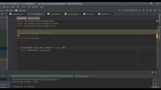 Selenium Cucumber Java BDD Framework 1 - Cucumber Selenium Tutorial-LEC #15 смотреть онлайн