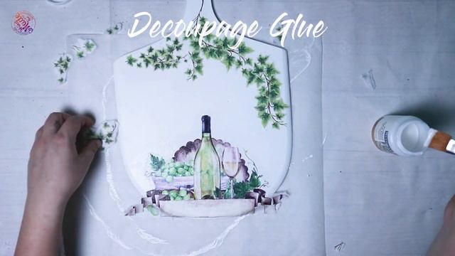 #184 DECOUPAGE DESKA #DESKAOZDOBNA #BOARD #DECOUPAGE #TUTORIAL #DIY #декупаж