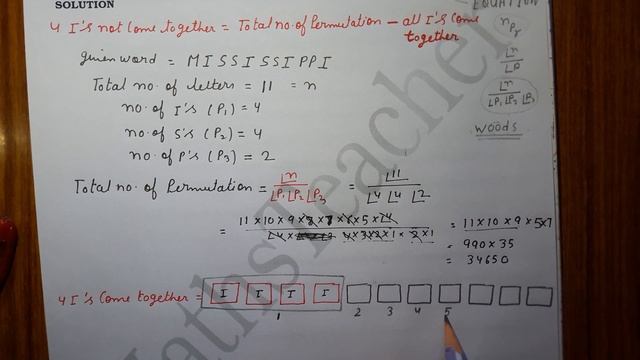 Class 11 Ex 7.3 Q10 | Chapter 7 Permutation and Combination NCERT Maths | By MathsTeacher Rashmi смотреть онлайн