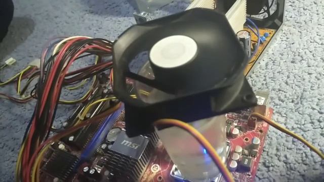 Кастумная водянка на 775! Тест блока питания. смотреть онлайн