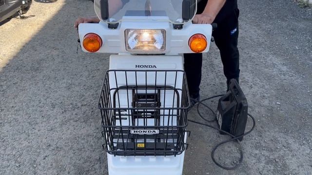 Видео запуска Honda Gyro X смотреть онлайн