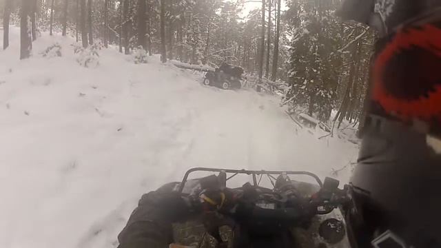 Yamaha Grizzly 700 Suzuki Kingquad 750 Snow смотреть онлайн