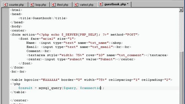 VIDEO TUTORIAL PHP & MySQL Course 17 Writing a Guest Book смотреть онлайн