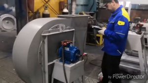 Промышленный радиальный вентилятор ВР 80 75 №10 ДУ . Дымоудаление ( Балансировка вентилятора)