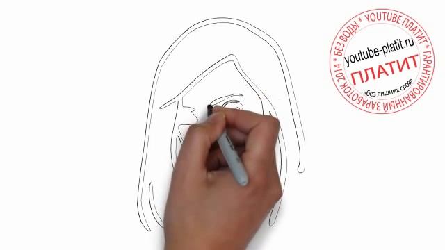Как нарисовать лицо девушки карандашом поэтапно смотреть онлайн