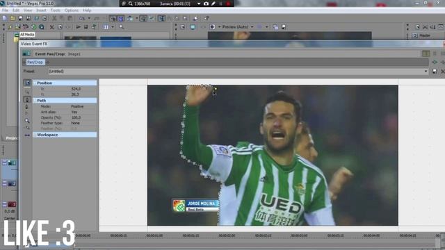 Как сделать маску в Sony Vegas Pro. [RUS] смотреть онлайн