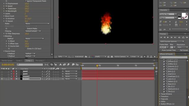 17 Урок ( Adobe After Effects,создание огня.) смотреть онлайн