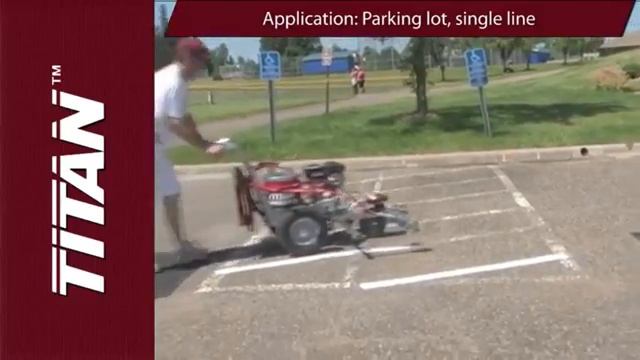 Разметочная Машина TITAN PowrLiner 2850 смотреть онлайн