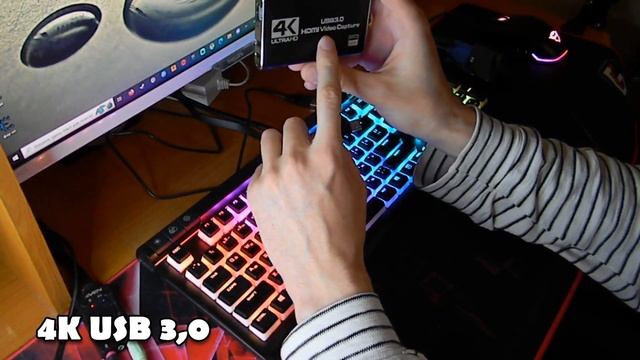 Обзор 4K HDMI-USB 3,0 карта видеозахвата для стрима с Aliexpress