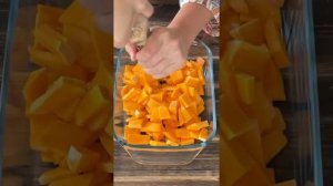 Тыква с сыром в духовке #Shorts