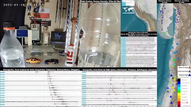 (Desde El Monitor) Sismo M2.9 (ML) 11 km al S de Colina, Chile // 18-01-2021 - 05:36:41 смотреть онлайн
