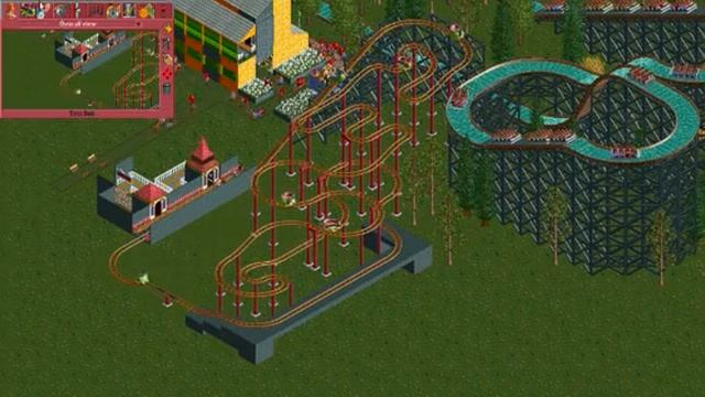 Lets Play: Roller Coaster Tycoon 2! Quest to Build a Park[13] {Train x Joyride} смотреть онлайн