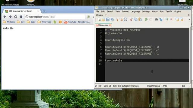 1 htaccess MOD REWRITE Tutorial смотреть онлайн