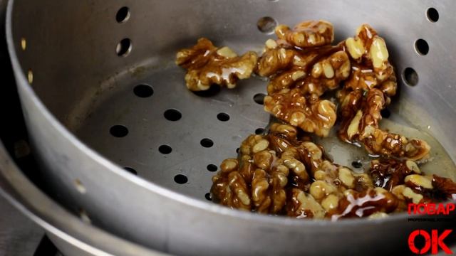 Грецкий орех в карамели | Caramel walnut | 2-й способ карамелизации орех | К сырной тарелке смотреть онлайн