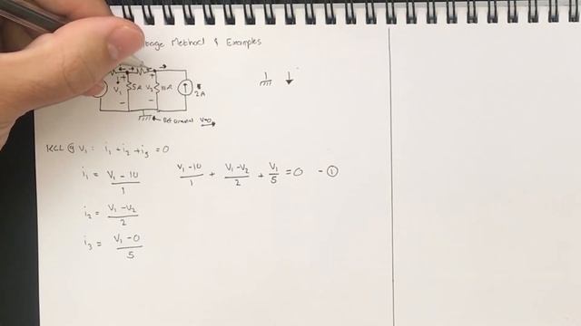 Electric Circuits Lesson 4.1 - The Node Voltage Method and Examples смотреть онлайн