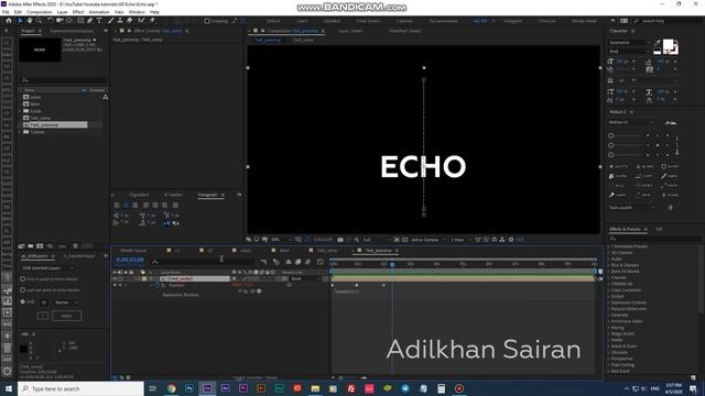 Стильная анимация текста в After Effects смотреть онлайн