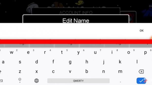 как сделать свой ник в (AMONG US)