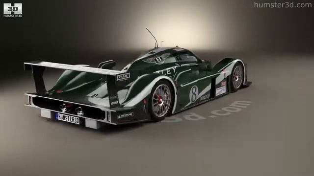 Bentley Speed 8 2003 3D model by Humster3D.com смотреть онлайн