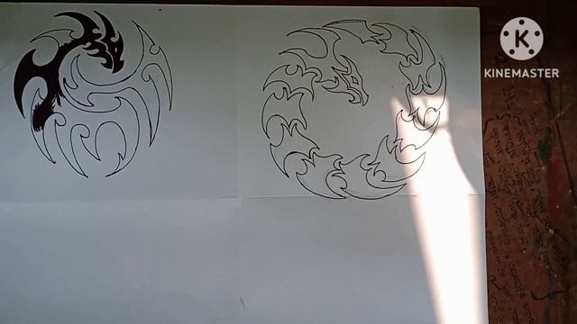 How to draw a dragon tattoo @kidschapter смотреть онлайн