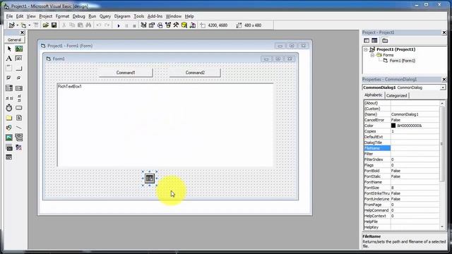 How to Load data from a text file to RichTextBox control using Dialog Control in Visual Basic Part- смотреть онлайн