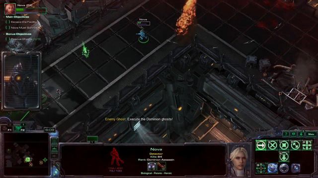 Starcraft 2 Campaign Walkthrough Part 1 Nova Covert Ops смотреть онлайн