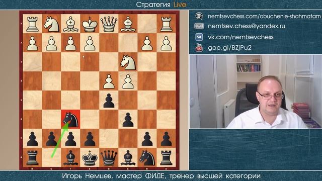 Славянская защита. Чешская защита. За черных. Часть-1. Игорь Немцев. Обучение шахматам