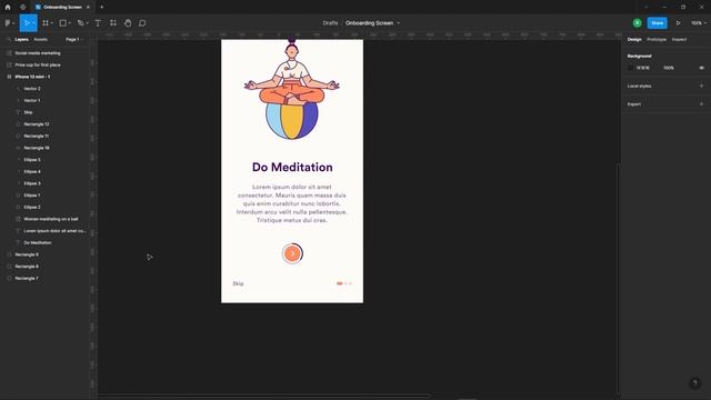 App Onboarding Screens Animation In Figma | Figma Animation Tutorial смотреть онлайн