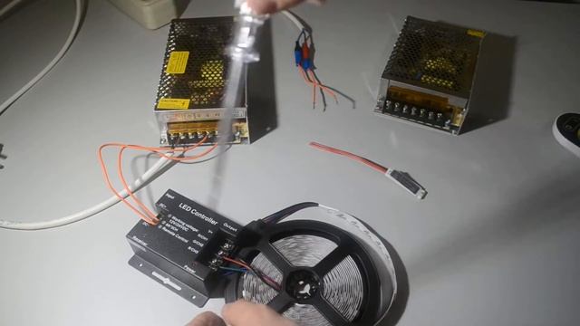 Подключение светодиодной ленты RGB через mini усилитель смотреть онлайн